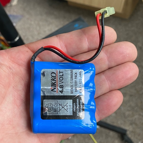 Nikko 4.8v 620Mah NiCad Battery Pack Remote RC Car Truck - Picture 1 of 5